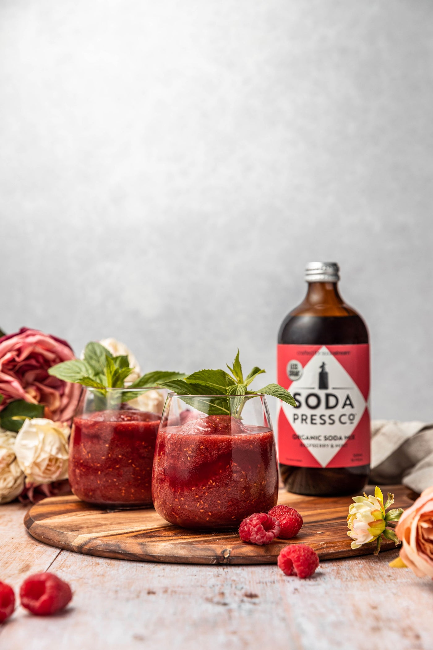 Raspberry & Mint Frozé